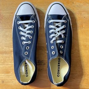 brand new never worn navy blue converse